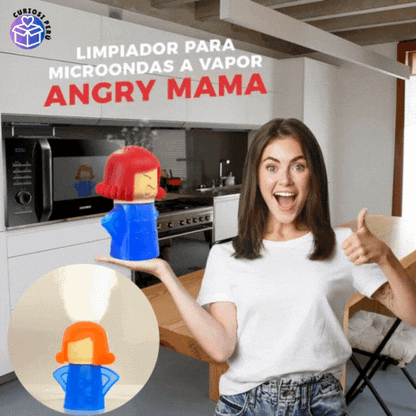 Limpiador Microondas Vapor Mama Enojada Limpieza Angry Mama